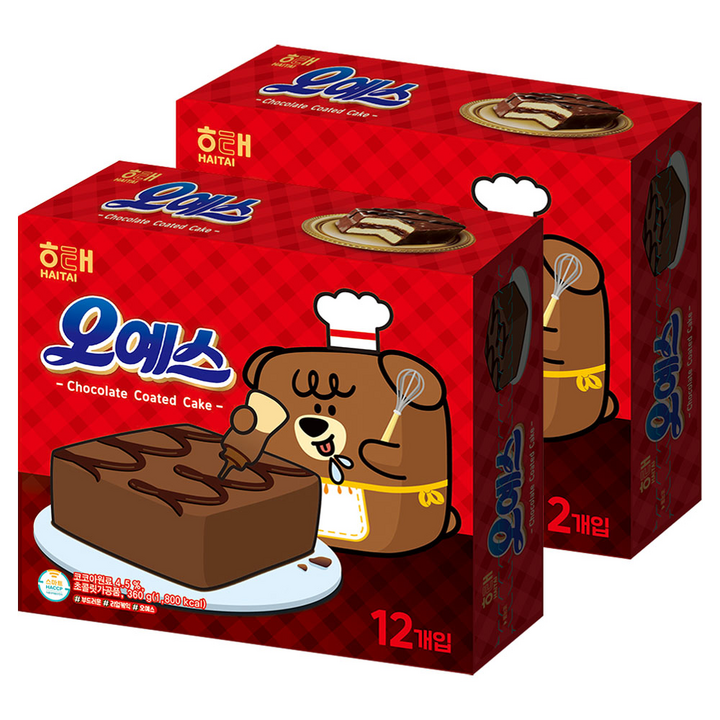 해태제과 오예스, 360g, 2개