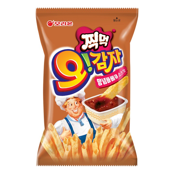 오리온 오감자 딥바베큐 스낵, 75g, 1개