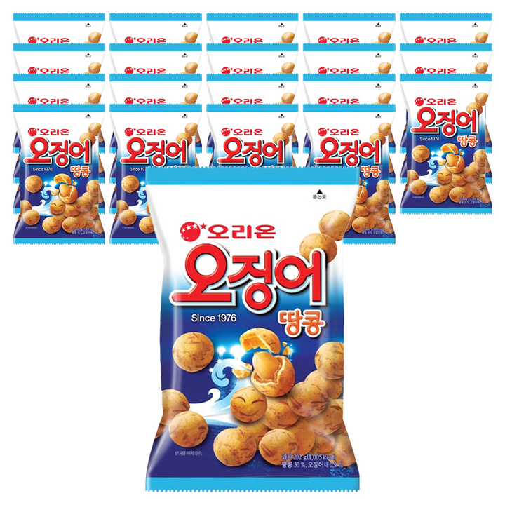 오리온 오징어 땅콩, 202g, 20개