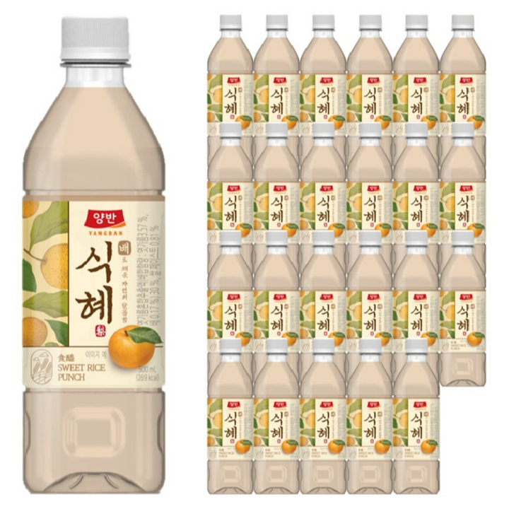 양반 배 식혜, 500ml, 24개