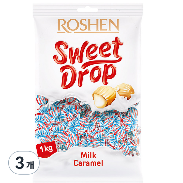 로셴 스윗 드롭 캔디, 1kg, 3개