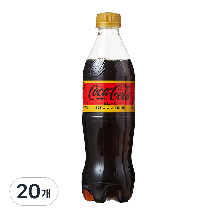 코카콜라 제로 펫, 20개, 500ml