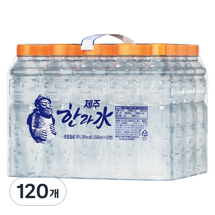 한라수 제주 무라벨, 500ml, 120개