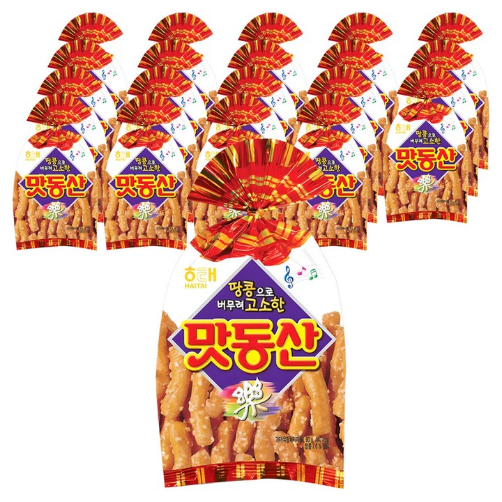 해태제과 맛동산, 90g, 20개
