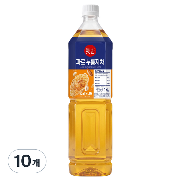 햇반 파로 누룽지차, 10개, 1.5L