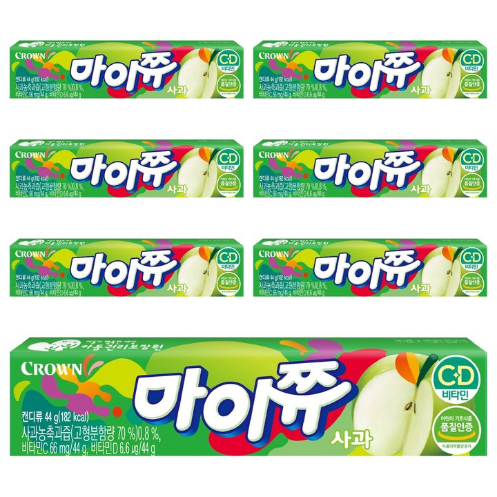 마이쮸 사과, 7개, 44g