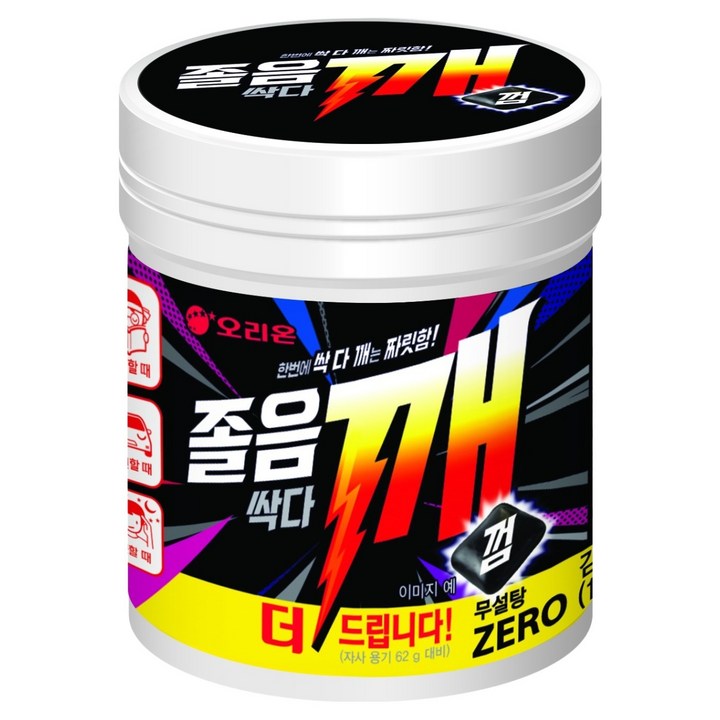 오리온 졸음싹다깨껌, 102g, 1개