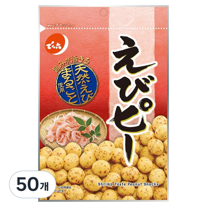 덴로쿠 에비피 스낵, 68g, 50개