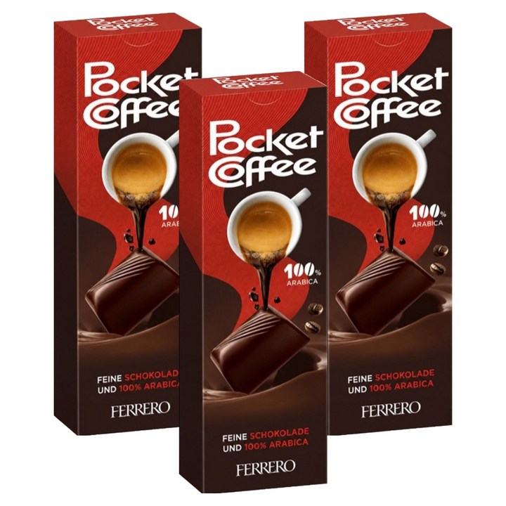 포켓커피 페레로 초콜릿 5p, 62.5g, 3개