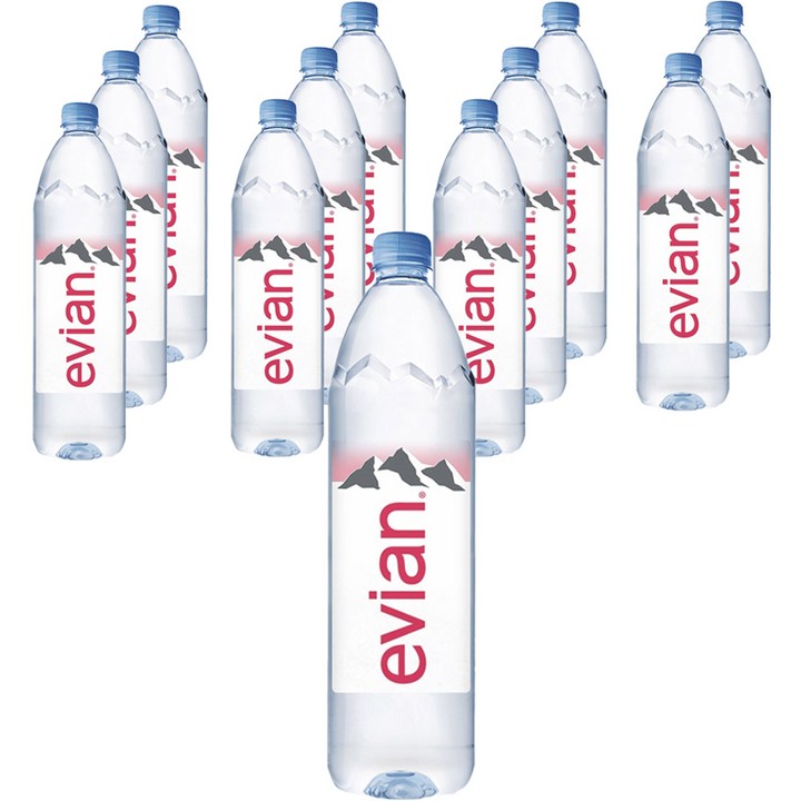 에비앙 생수, 1L, 12개