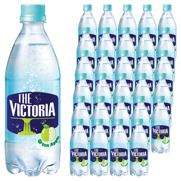 웅진빅토리아 더빅토리아 그린애플 탄산음료, 500ml, 80개