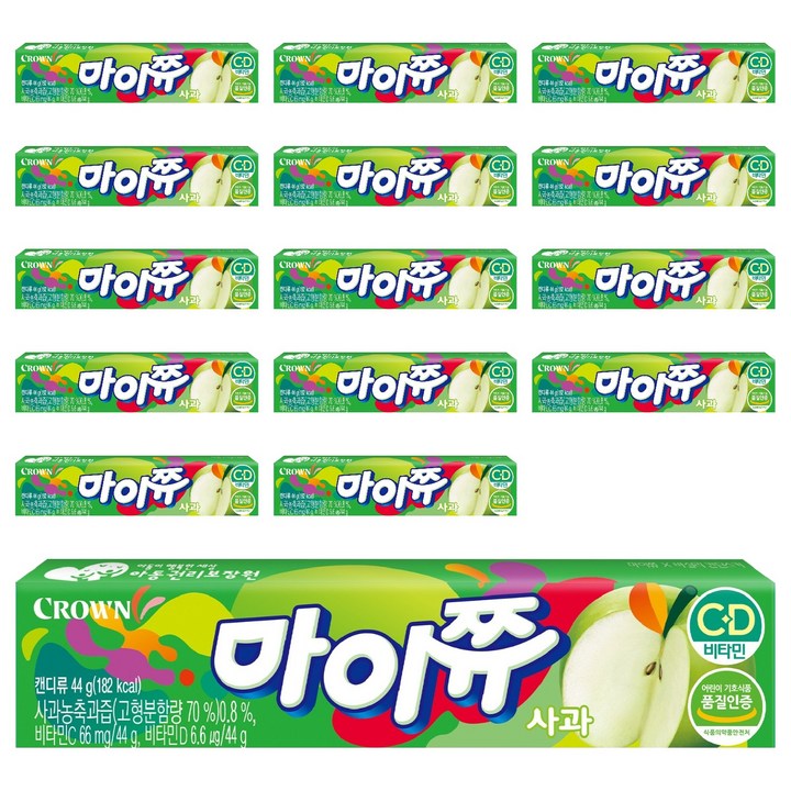 마이쮸 사과 츄잉캔디, 15개, 44g