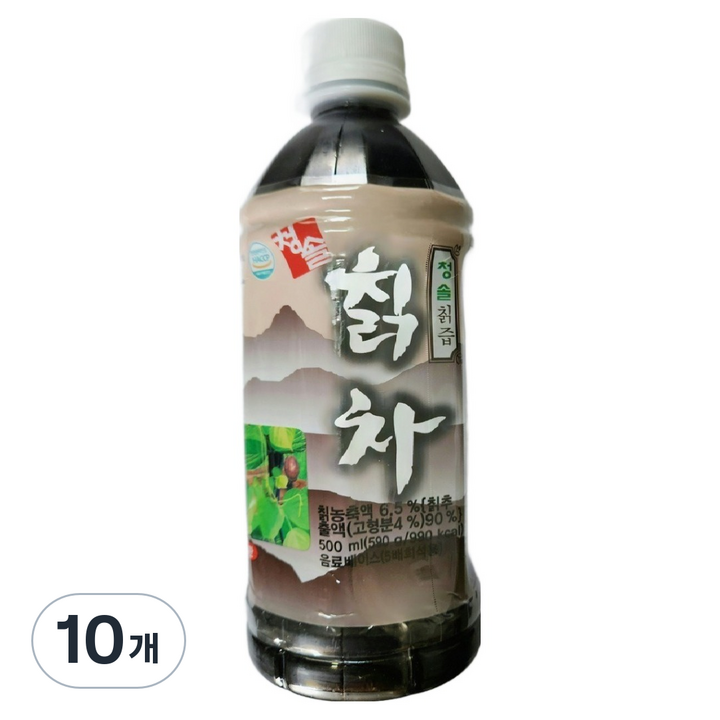 청솔 칡차, 500ml, 10개