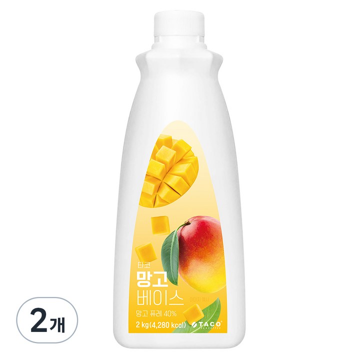 타코 망고베이스, 단품, 2kg, 2개