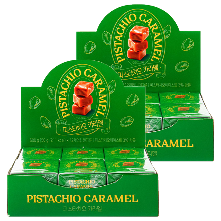 피스타치오 카라멜, 50g, 24개