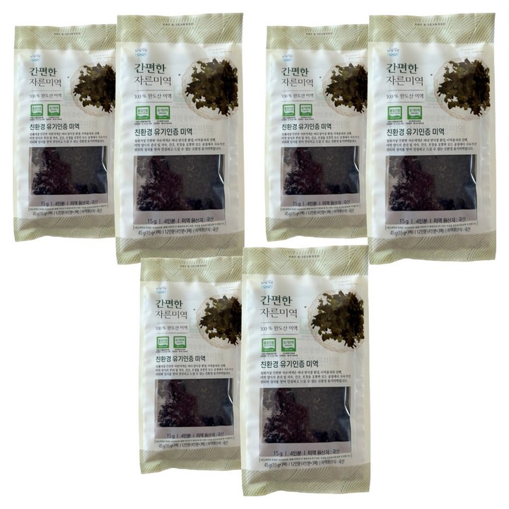 청해거상 한끼 자른 미역 3p, 45g, 6개