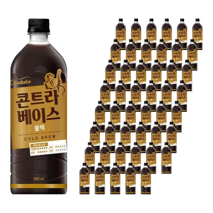 칸타타콘트라베이스 블랙, 900ml, 48개