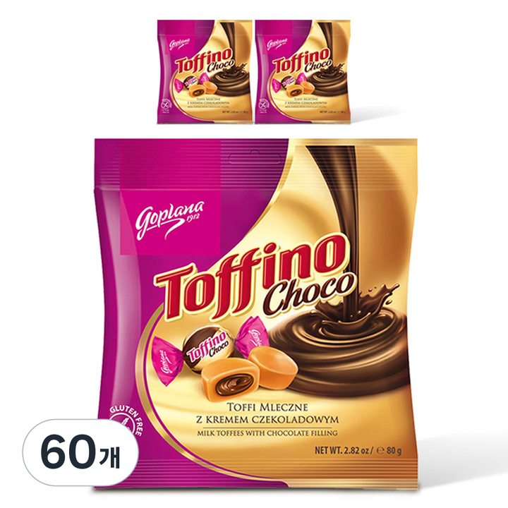 고플라나 그제스키 토피노 초코, 60개, 80g