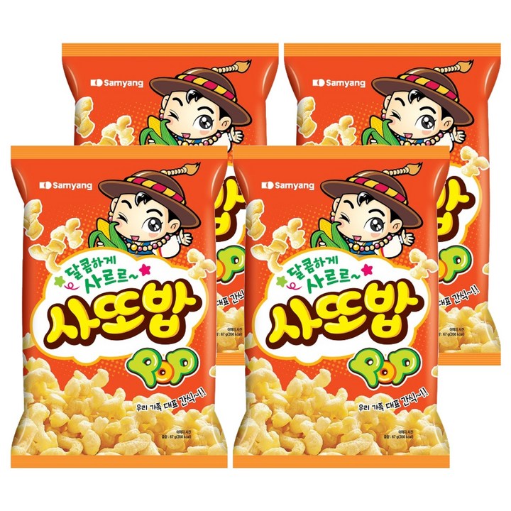 삼양 사또밥, 67g, 4개