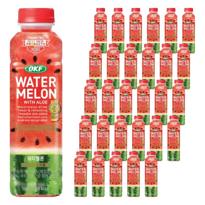 오케이에프 워터멜론, 500ml, 48개
