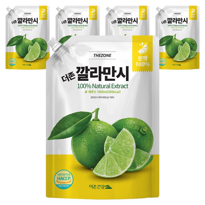 더존건강 깔라만시 원액, 1L, 5개