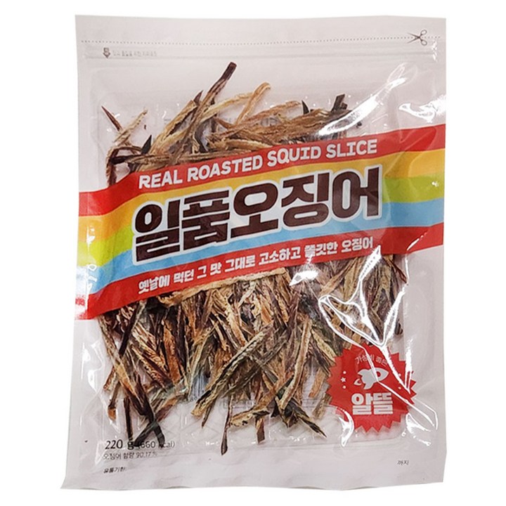 정화식품 일품오징어, 220g, 1개