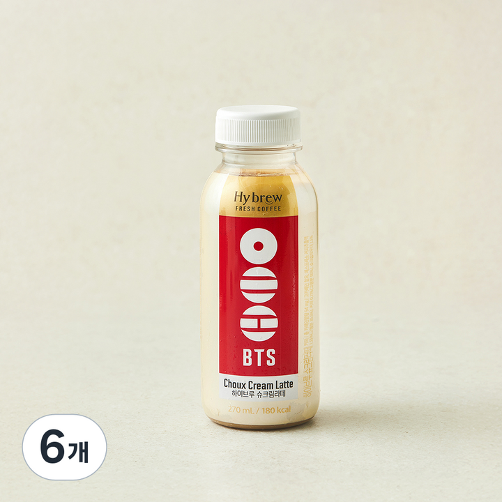 Hybrew 슈크림 라떼, 6개, 270ml