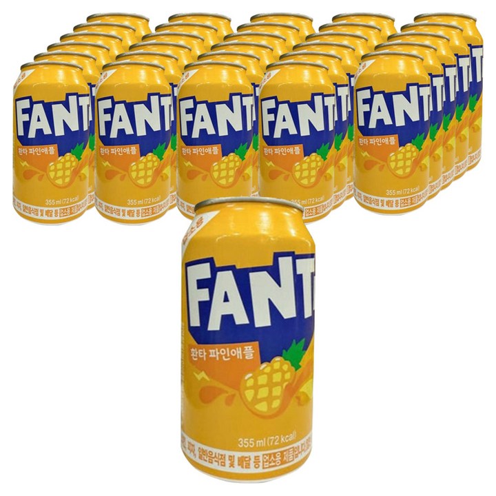 환타 파인애플 업소용, 355ml, 30개