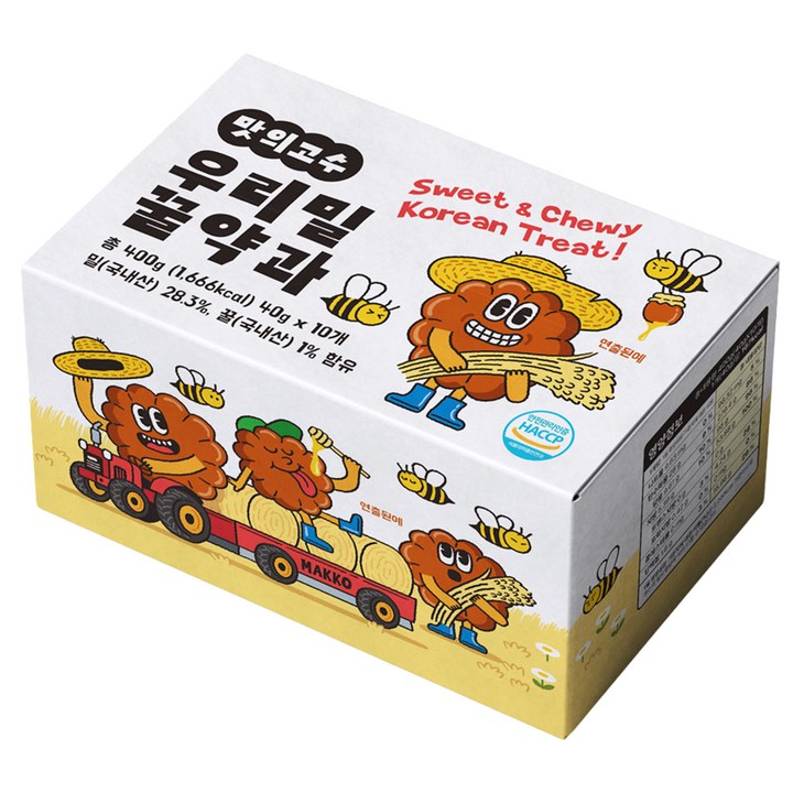 맛의고수 우리밀 꿀약과, 400g, 1개