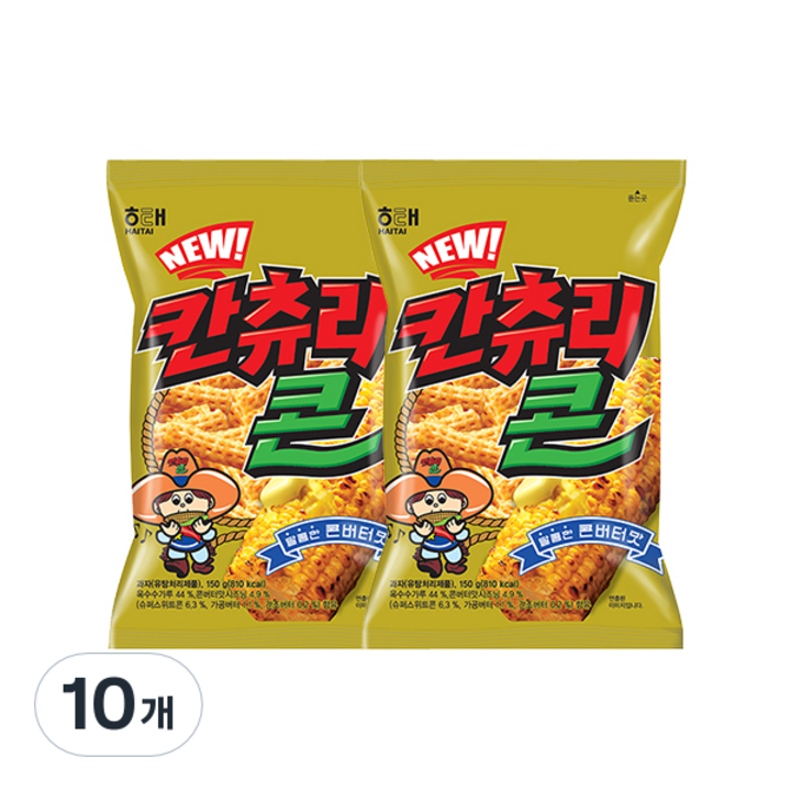 해태제과 NEW 칸츄리콘, 150g, 10개