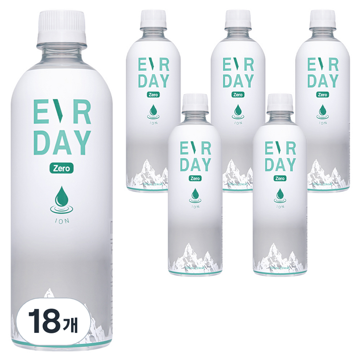 에버데이 제로 이온 음료, 500ml, 18개