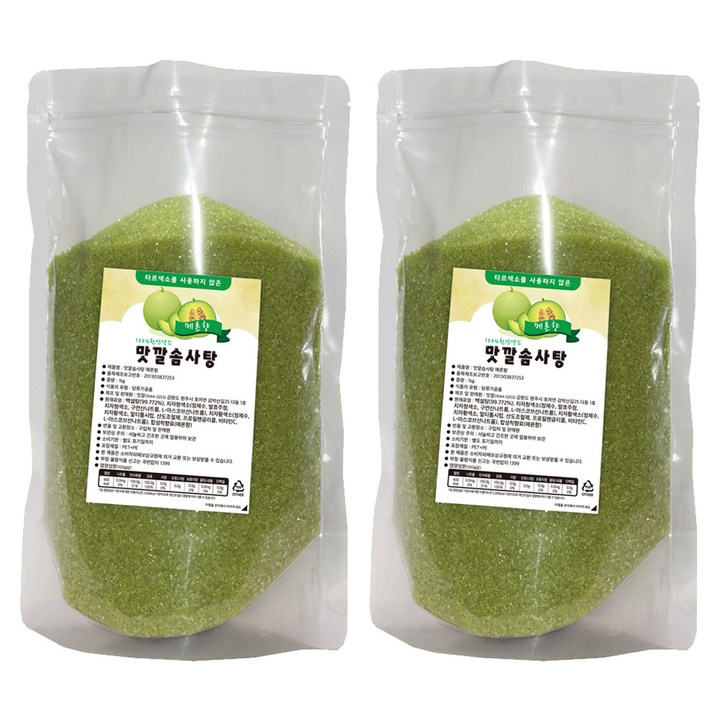 맛깔 솜사탕 설탕 메론향, 1kg, 2개