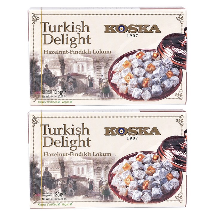 코스카 터키쉬 딜라이트 헤이즐넛 젤리, 125g, 1개