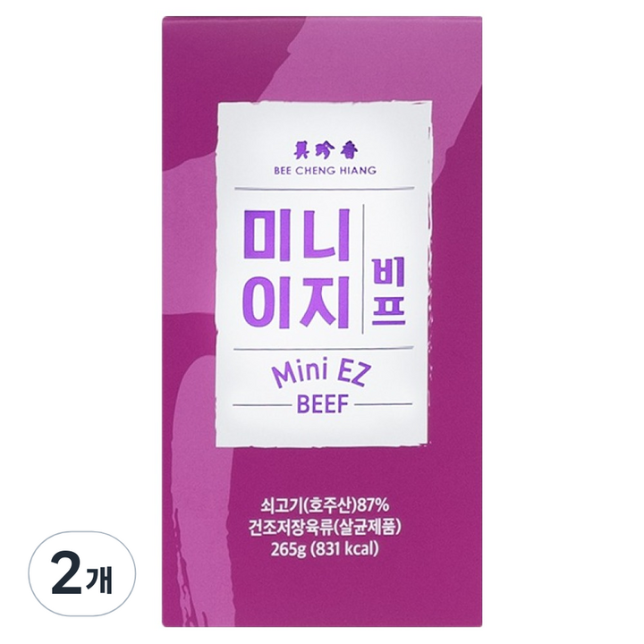 비첸향 미니이지 비프, 265g, 2개