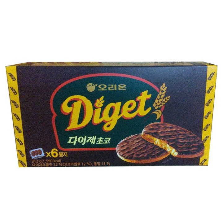 닥터유 다이제 초코 비스켓, 311g, 1개