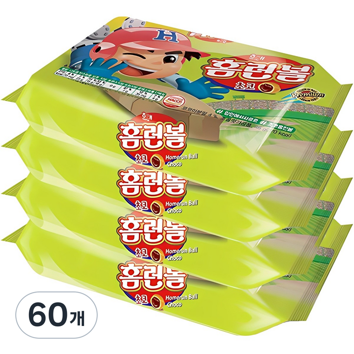 해태제과 홈런볼 초코, 41g, 60개