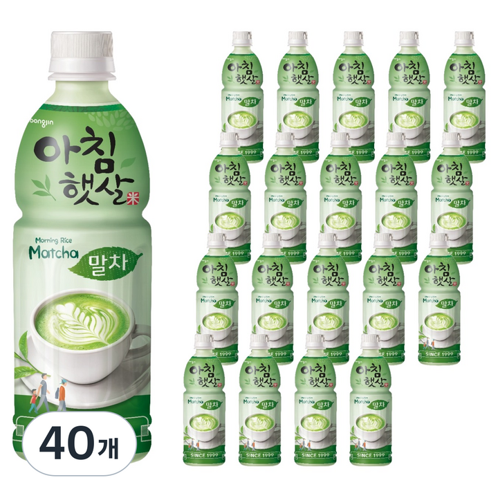 아침햇살 말차, 40개, 500ml