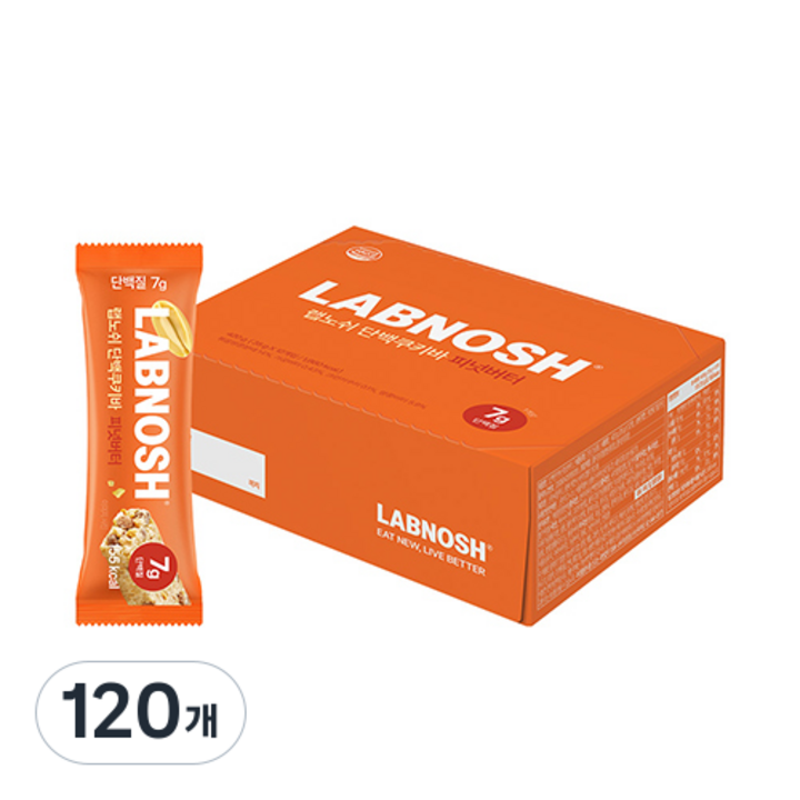 랩노쉬 단백쿠키바, 35g, 120개