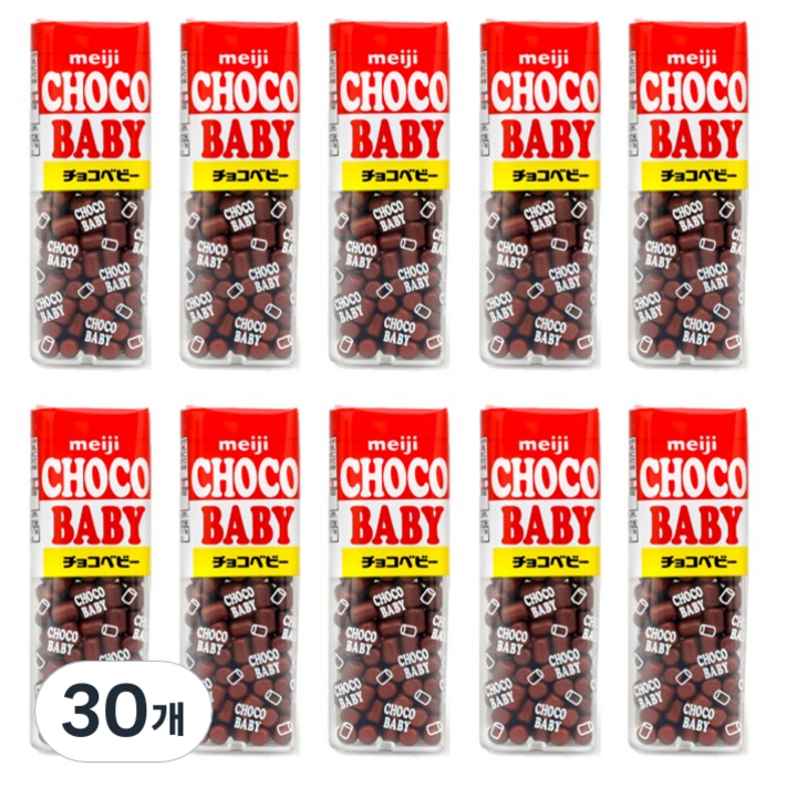 메이지 초코 베이비, 32g, 30개