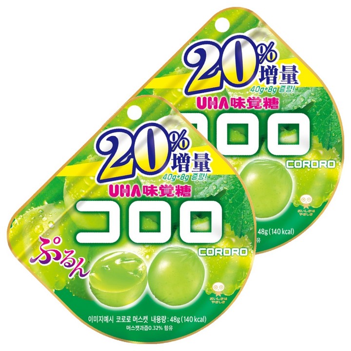 코로로 머스캣맛 젤리, 48g, 2개