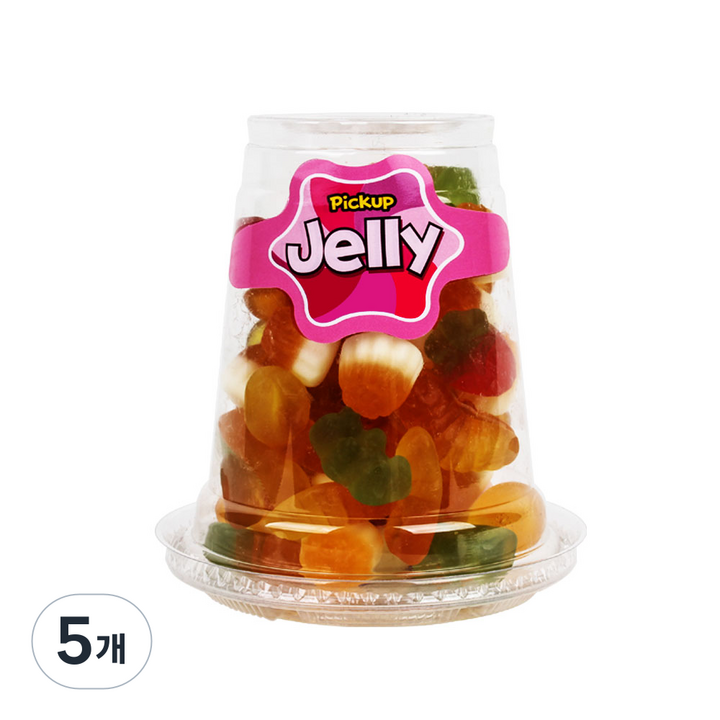 픽컵젤리 비달 팩 믹스 젤리 1개입, 5개, 200g