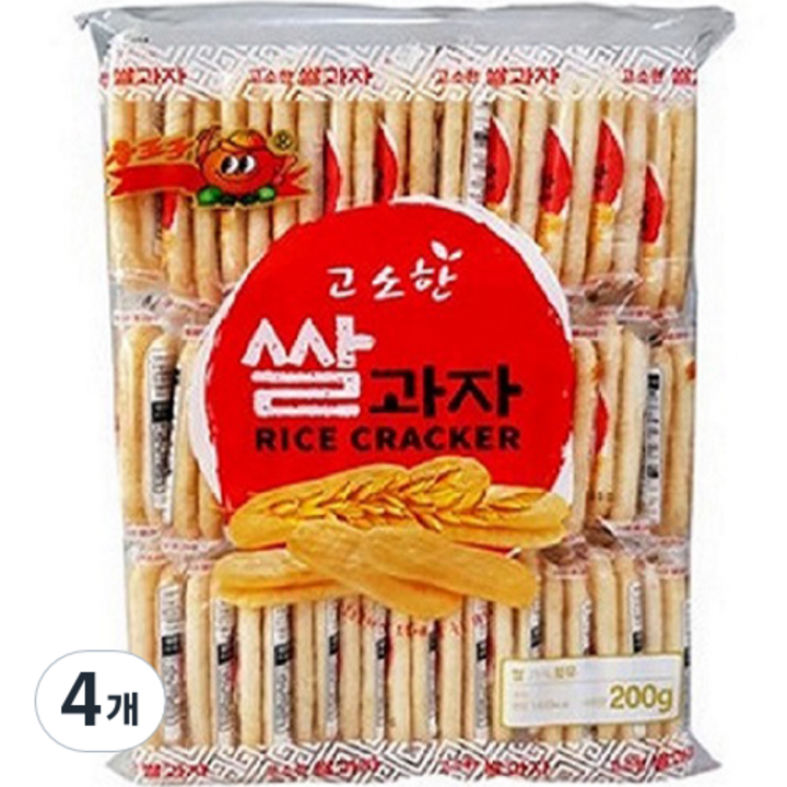 고소한 쌀과자, 200g, 4개
