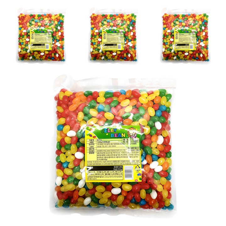 젤리빈스, 1kg, 4개