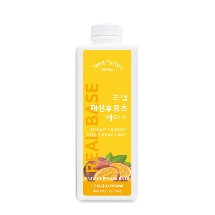 서울팩토리 리얼 패션후르츠 베이스, 1개, 1.2kg