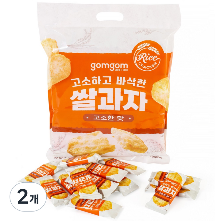 곰곰 쌀과자 고소한맛, 294g, 2개