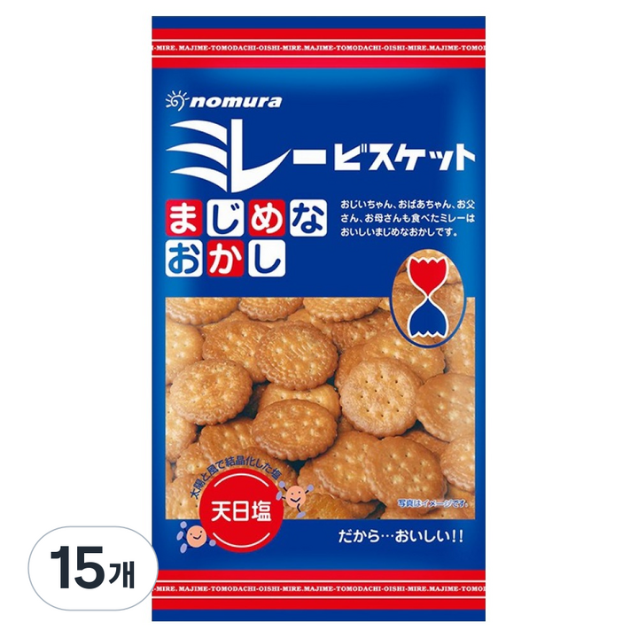 노무라 밀레 비스킷, 15개, 120g