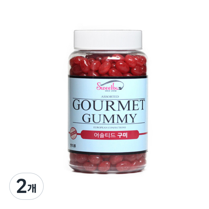 고메 딸기향 젤리빈, 600g, 2개