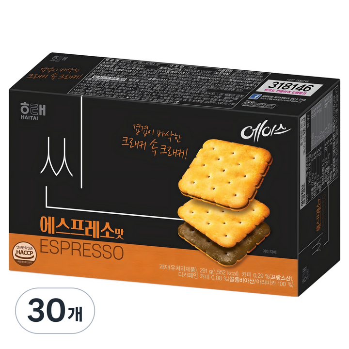 해태제과 에이스 씬 에스프레소맛, 30개