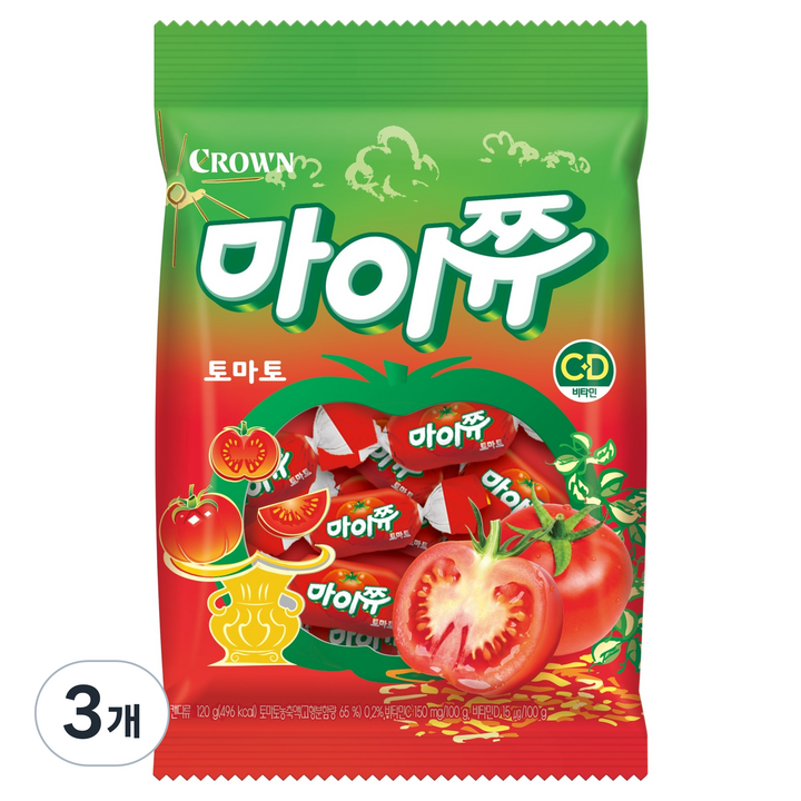 마이쮸 토마토, 120g, 3개