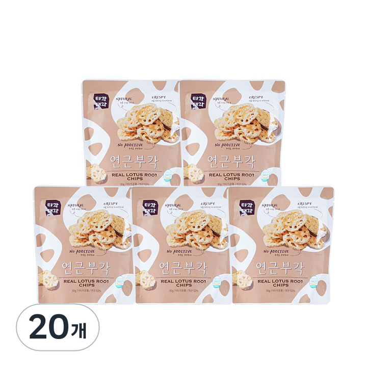 티각태각 연근부각, 30g, 20개